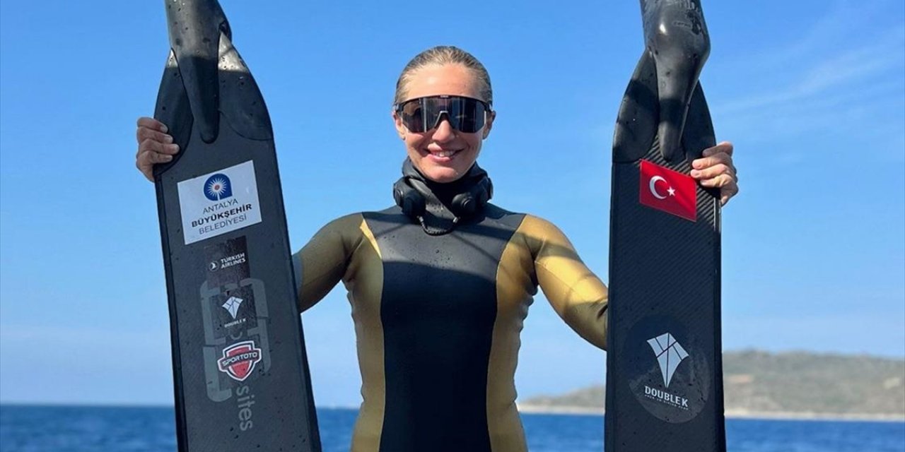 Şahika Ercümen, Serbest Dalış Türkiye Şampiyonası'nda 3 Altın Madalya Kazandı