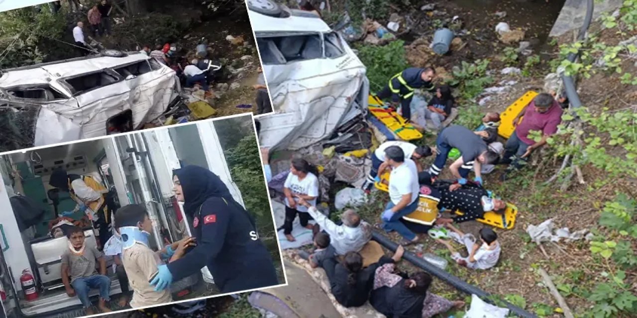 İşçileri Taşıyan Minibüs Dereye Uçtu: 1 Ölü, 25 Yaralı