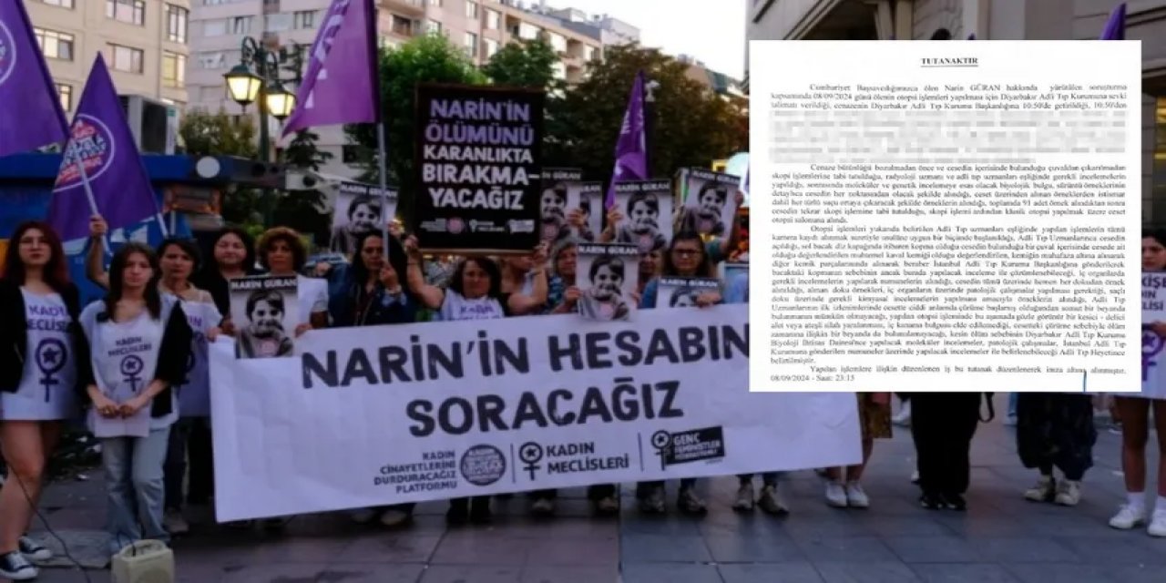 Narin Güran'ın Ön Otopsisi Sonrası Savcı Tutanağı Ortaya Çıktı