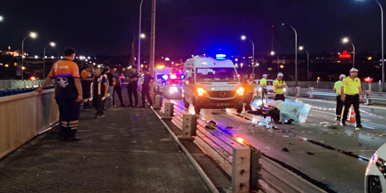 Haliç Köprüsü’nde Feci Kaza!