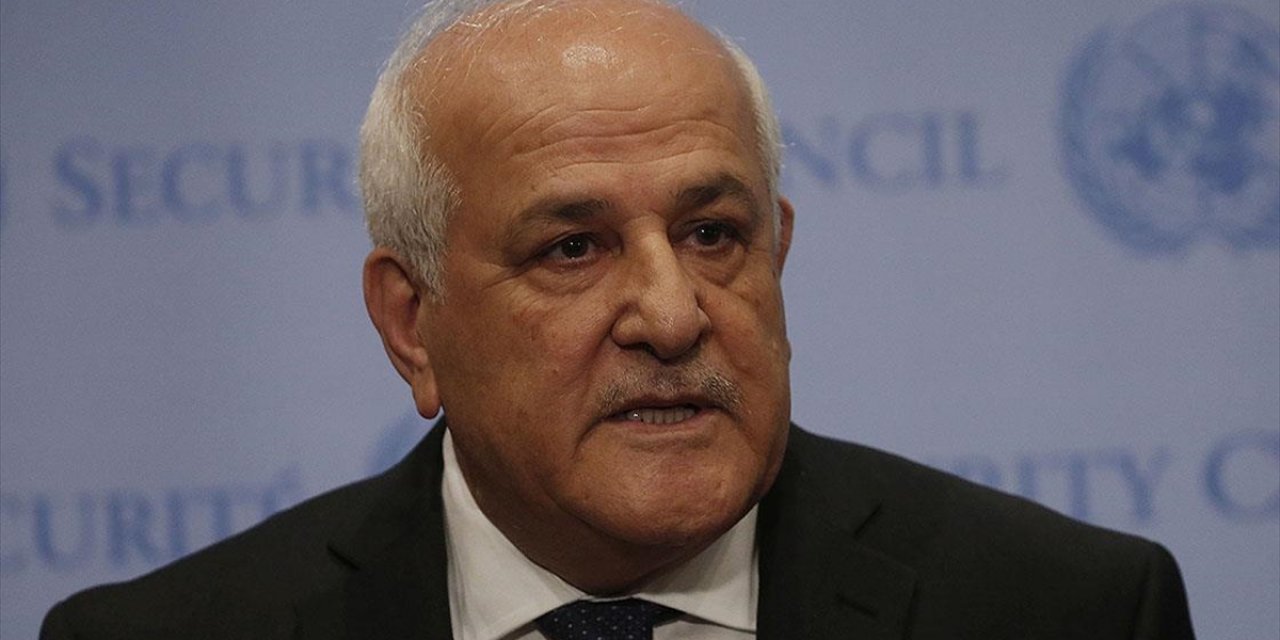Filistin'in BM Daimi Temsilcisi, Eygi'nin Filistin Halkı İçin Şehit Mertebesinde Olduğunu Söyledi