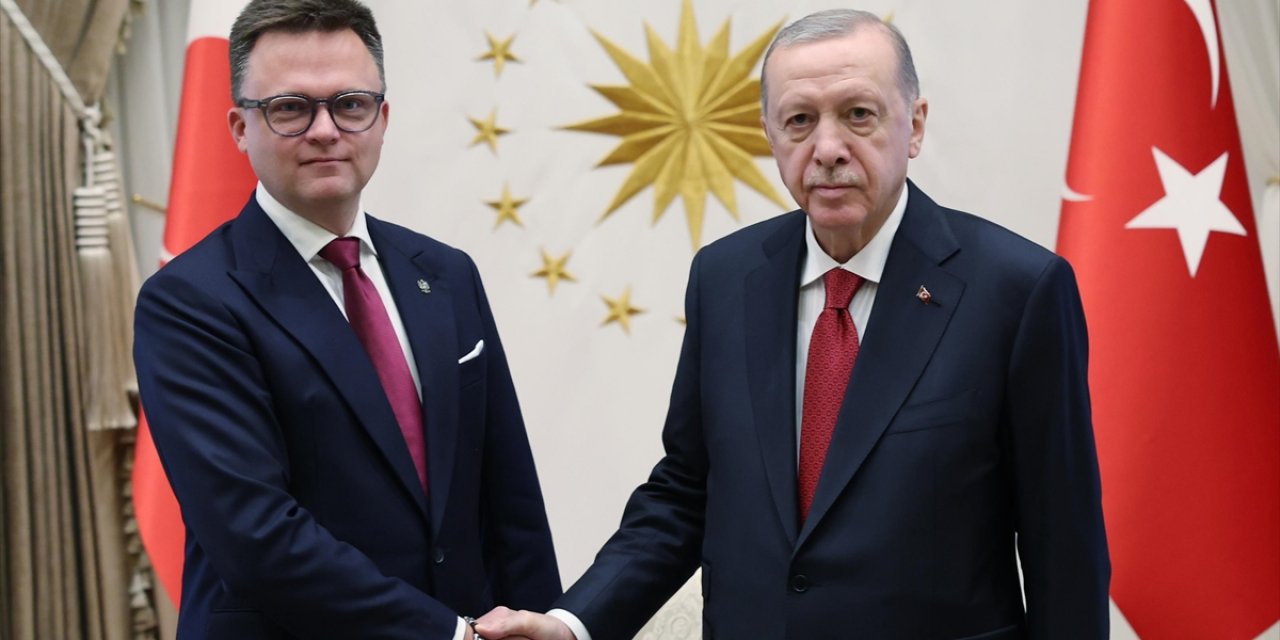 Cumhurbaşkanı Erdoğan, Polonya Meclis Başkanı Holownia'yı Kabul Etti