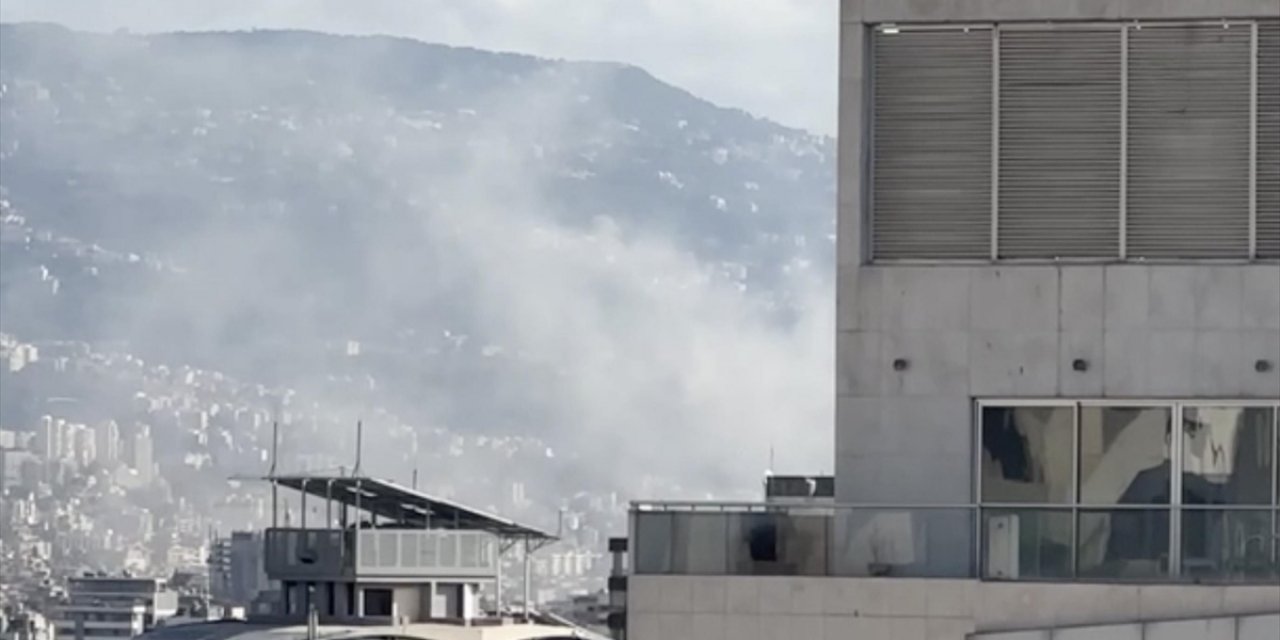 İsrail Ordusu Lübnan'ın Başkenti Beyrut'a Hava Saldırısı Düzenledi