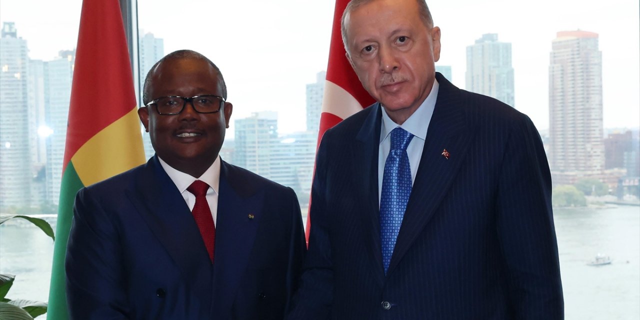 Cumhurbaşkanı Erdoğan, Gine Bissau Cumhurbaşkanı Embalo İle Görüştü