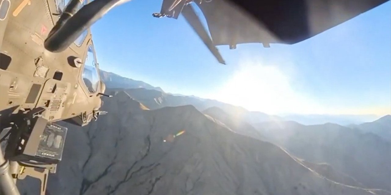 "Gürz-17" Operasyonlarında Teröristlere Ait 71 Mağara, Sığınak ve Barınma Alanı İmha Edildi