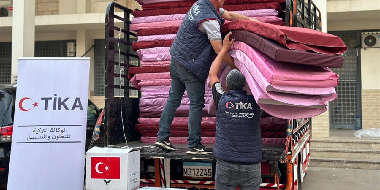 TİKA, Lübnan'da İnsani Yardım Malzemesi Dağıttı