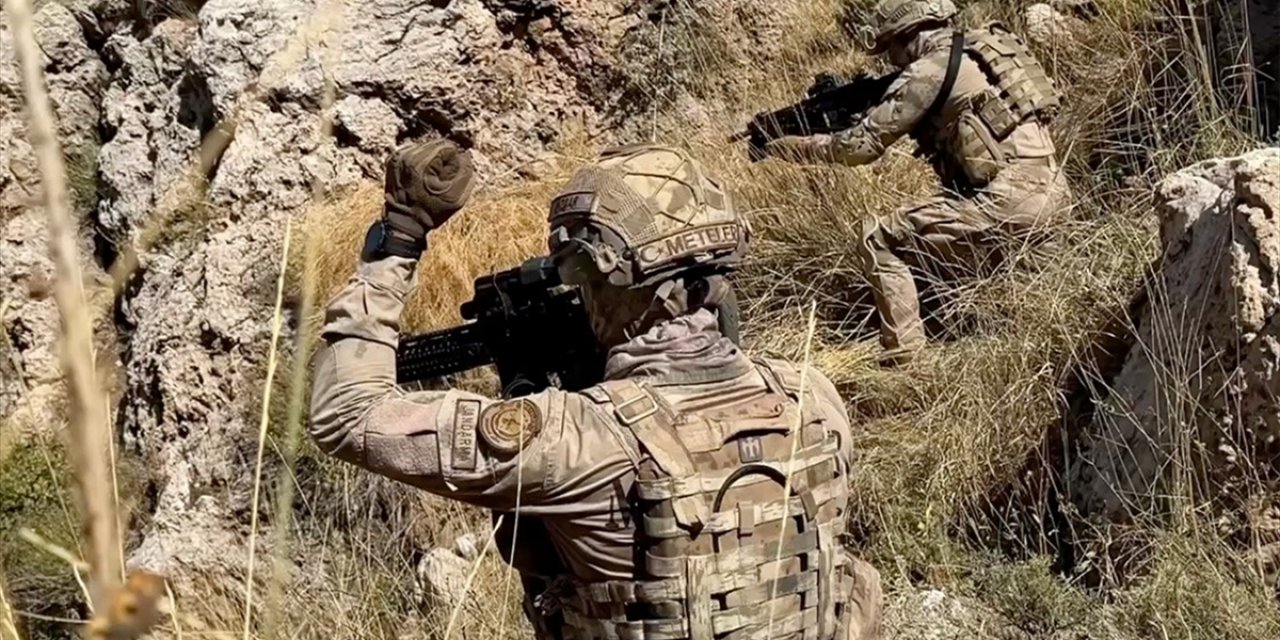 "Gürz-18" Operasyonlarında Teröristlerin Kullandığı 55 Mağara, Sığınak Ve Barınma Alanı İmha Edildi