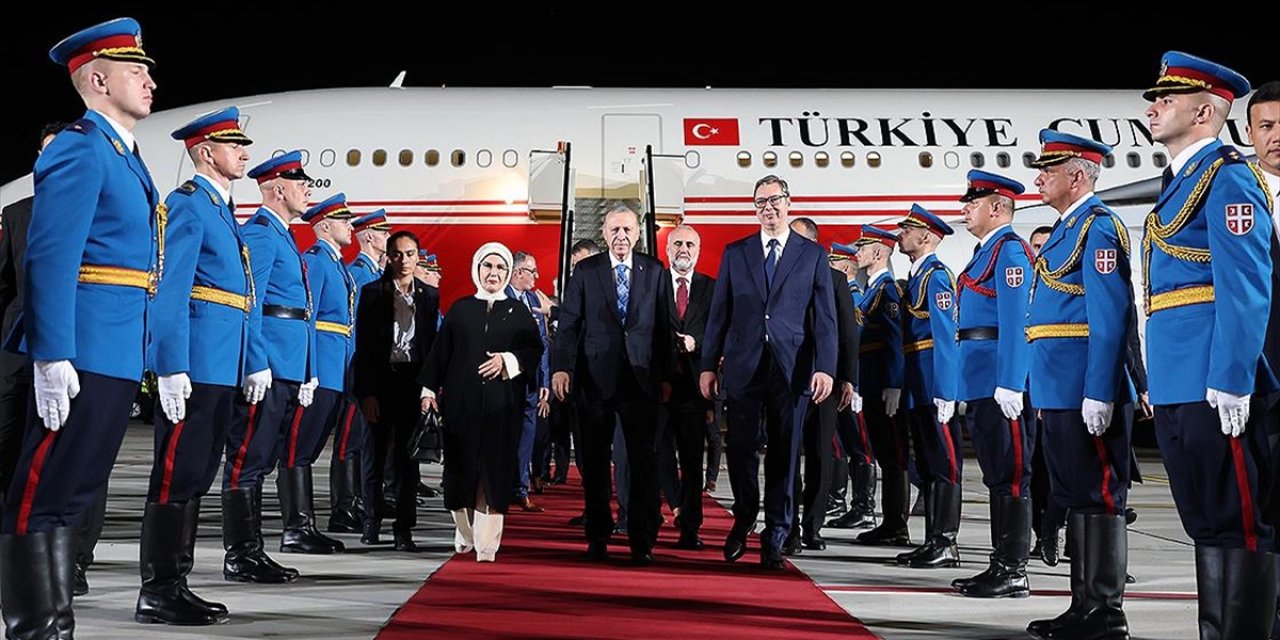 Cumhurbaşkanı Erdoğan Sırbistan'da