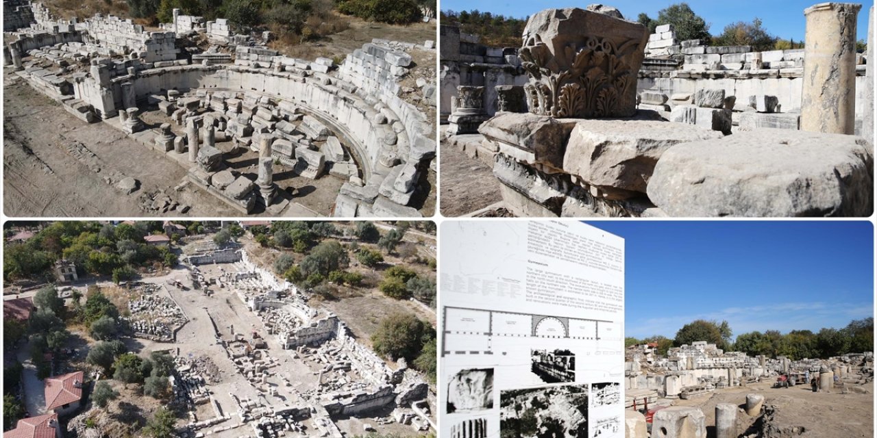 "Gladyatörler Kenti" Stratonikeia'nın 2 Bin 200 Yıllık Spor Okulu Ayağa Kaldırılıyor