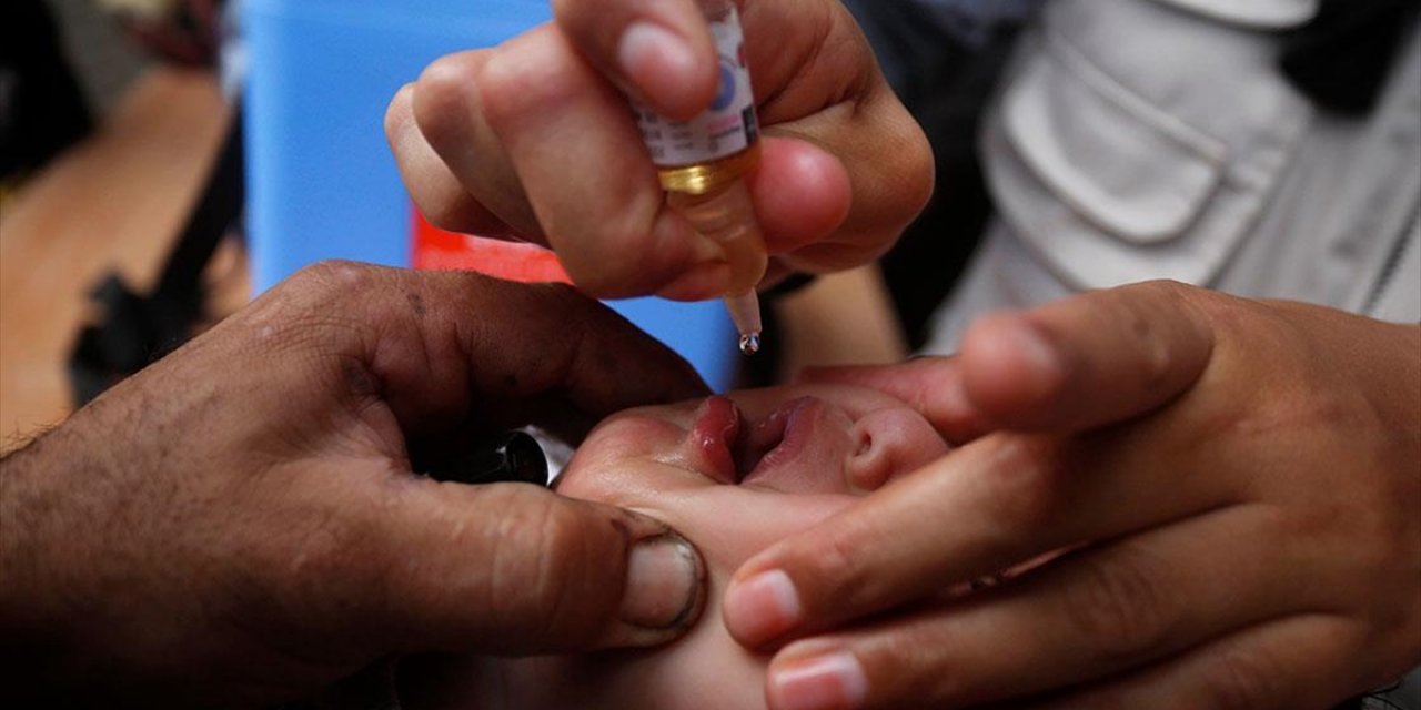 DSÖ: Gazze'de Çocuk Felci Aşılama Kampanyasının İkinci Turunda 92 Binden Fazla Çocuk Aşılandı