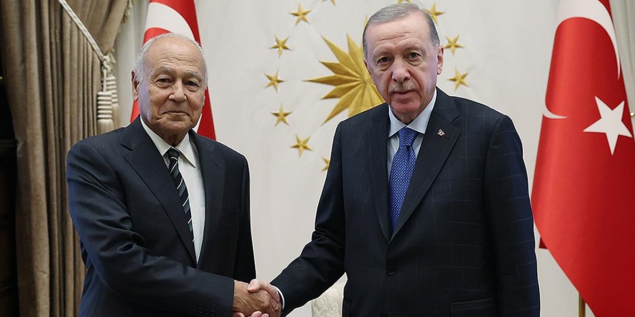 Cumhurbaşkanı Erdoğan, Arap Birliği Genel Sekreteri Ebu Gayt'ı Kabul Etti