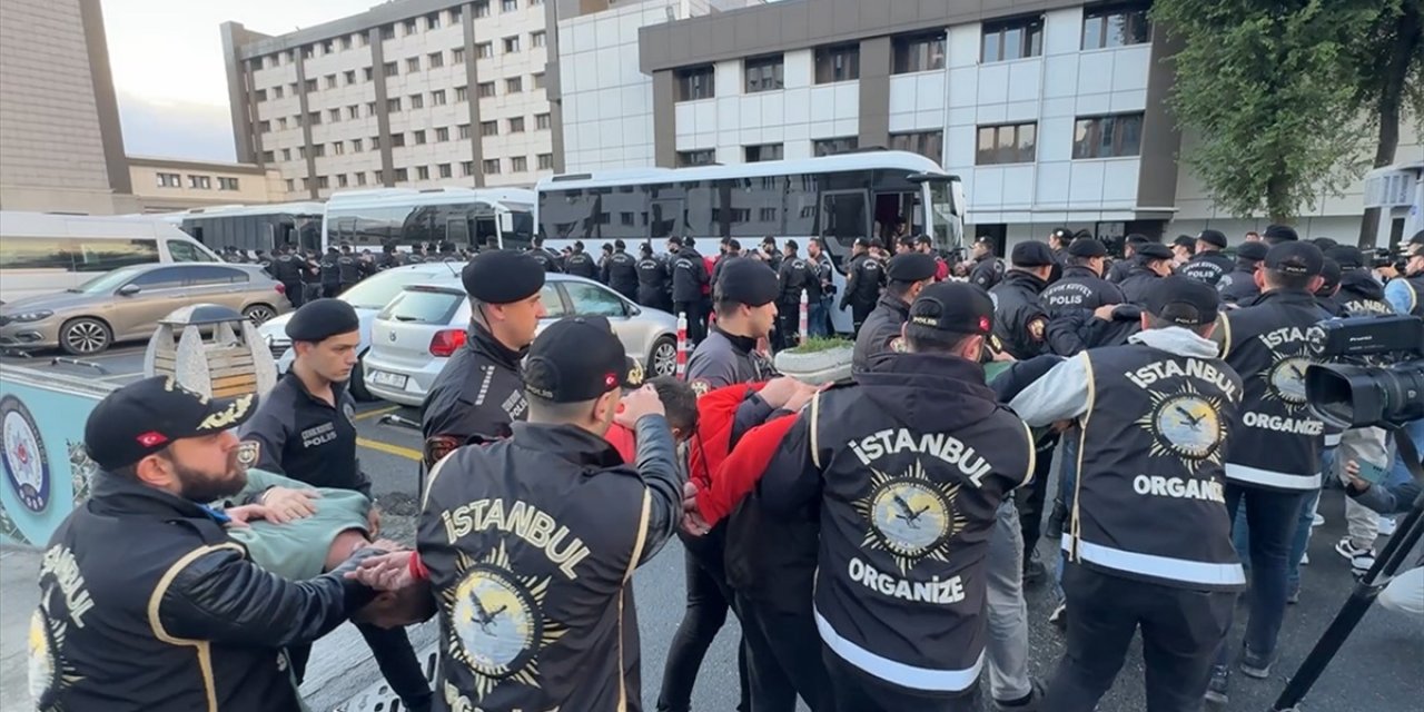 İstanbul'da Düzenlenen "Kuyu-36" Operasyonunda Yakalanan 157 Zanlı Adliyede