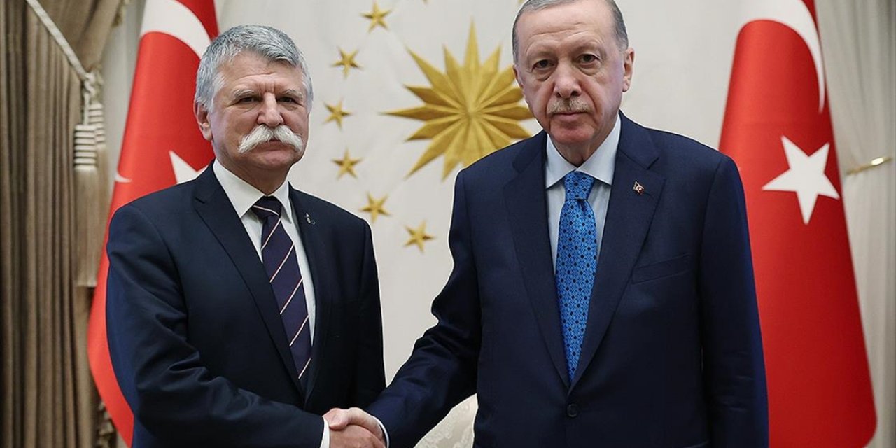 Cumhurbaşkanı Erdoğan, Macaristan Ulusal Meclis Başkanı Köver'i Kabul Etti