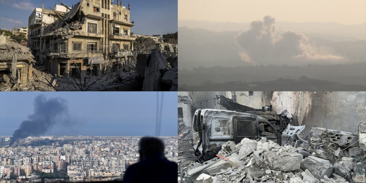İsrail Ordusu, Lübnan'da Tahliye Çağrısı Yaptığı 4 Beldeye Saldırı Düzenledi