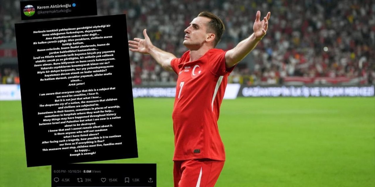 Kerem Aktürkoğlu'nun İsrail'in Filistin'deki Katliamına Tepkisi, Uluslararası Çapta Destek Gördü