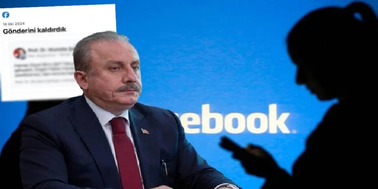 Mustafa Şentop'a META'dan Skandal Sansür