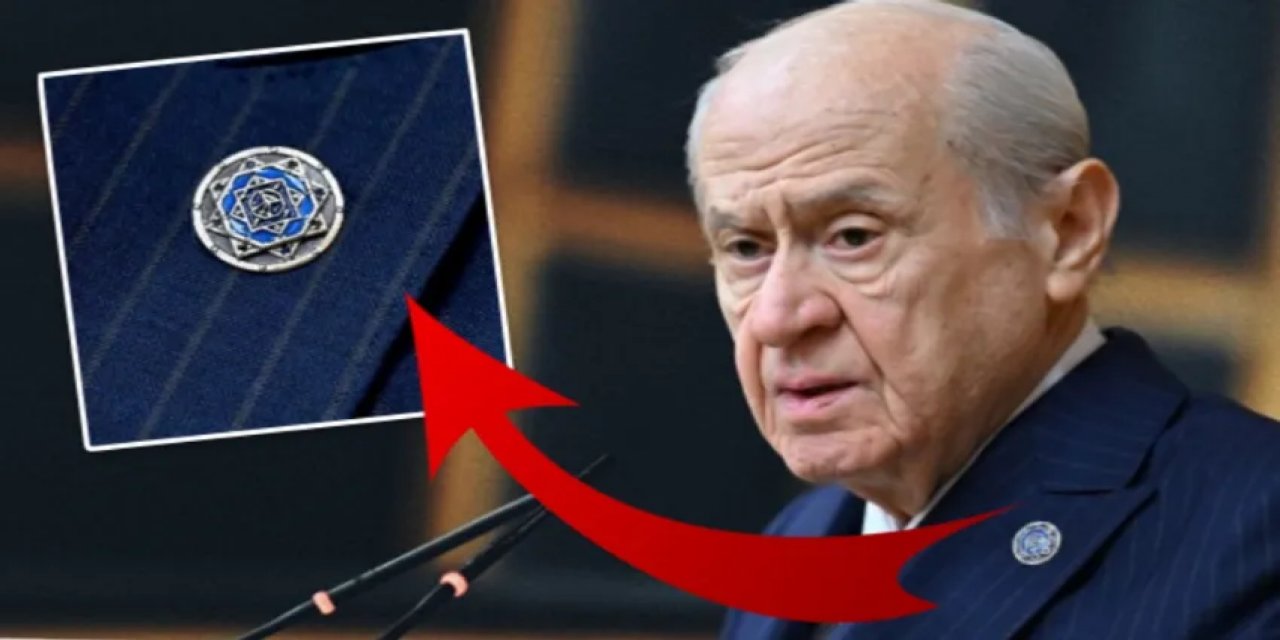Devlet Bahçeli'nin Yakasındaki Rozet Dikkat Çekti!