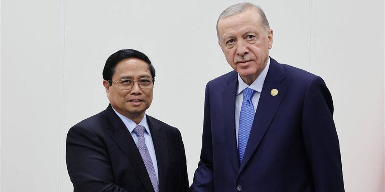 Cumhurbaşkanı Erdoğan, Vietnam Başbakanı Pham İle Görüştü
