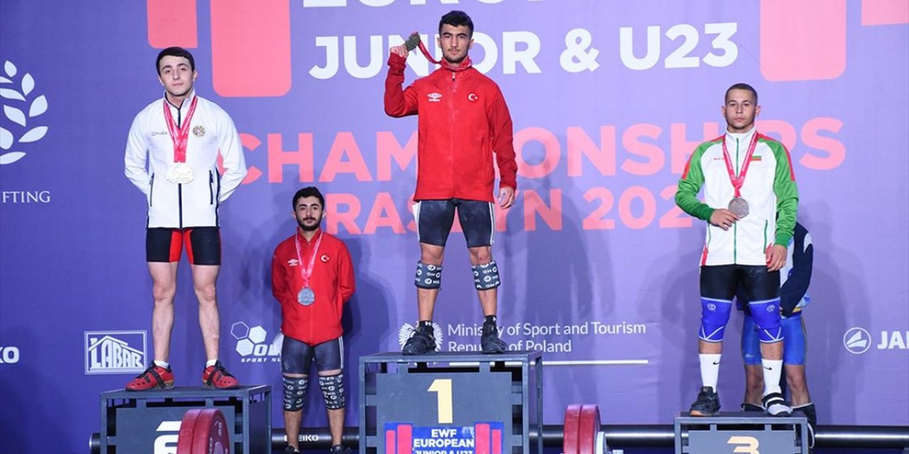 Genç Milli Halterciler, Avrupa Şampiyonası'nda 1 Altın ve 2 Gümüş Madalya Kazandı