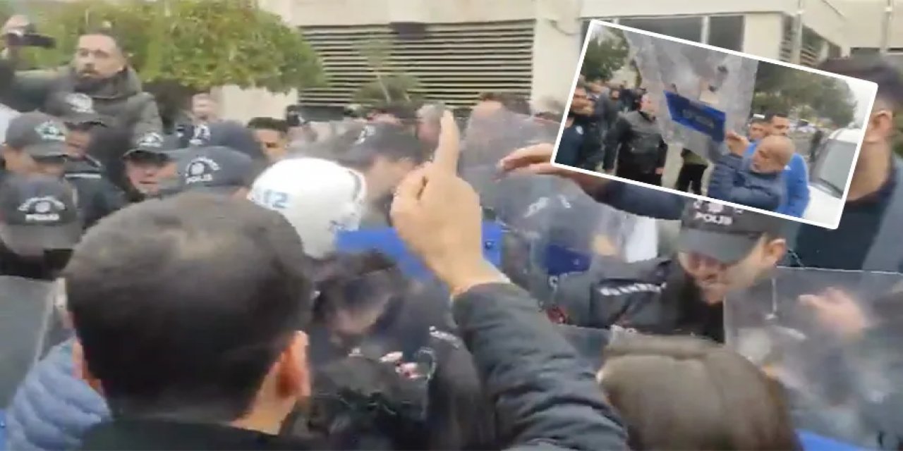 Batman Belediyesi Önünde Polis Müdahalesi!