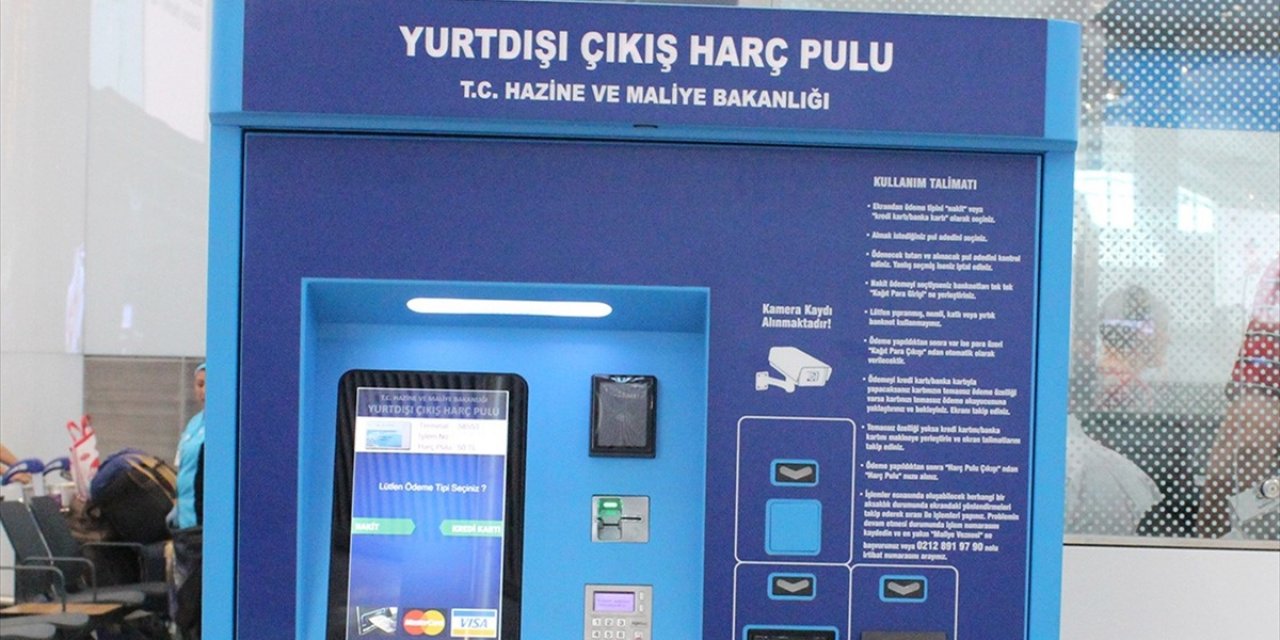 Yurt Dışına Çıkışta "Basılı Harç Pulu" Dönemi Yeni Yılda Sona Eriyor