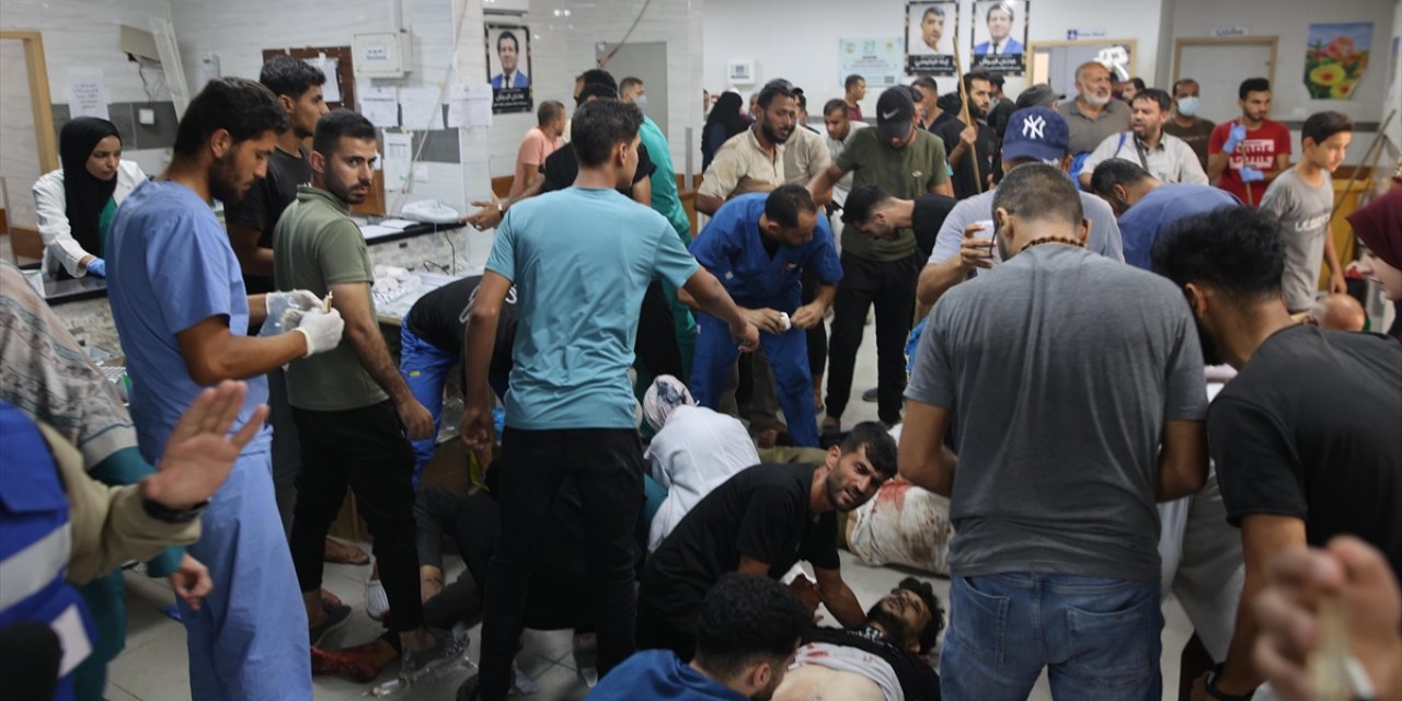 Gazze'nin Kuzeyindeki Kemal Advan Hastanesi'nde Sadece İlk Yardım Hizmeti Verilebiliyor