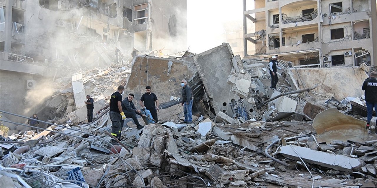 İsrail, Beyrut'un Güneyindeki Dahiye'ye En Az 7 Hava Saldırısı Düzenledi