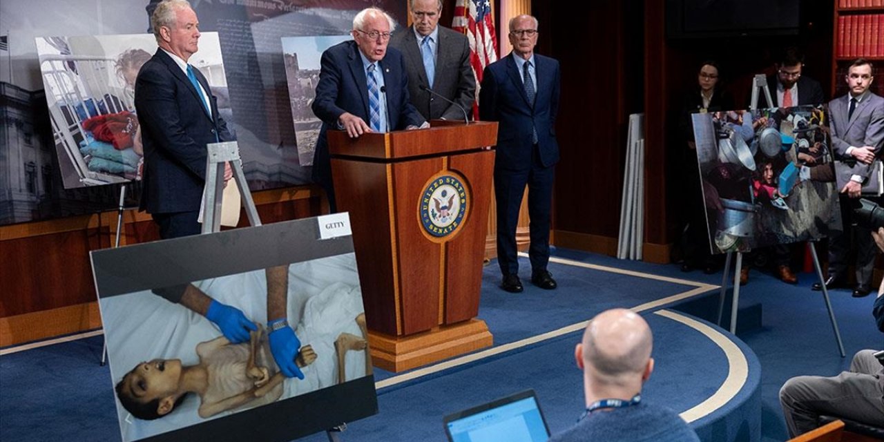 ABD'li Senatör Sanders, Gazze'deki İnsani Krizi Aa'nın Fotoğraflarıyla Anlattı