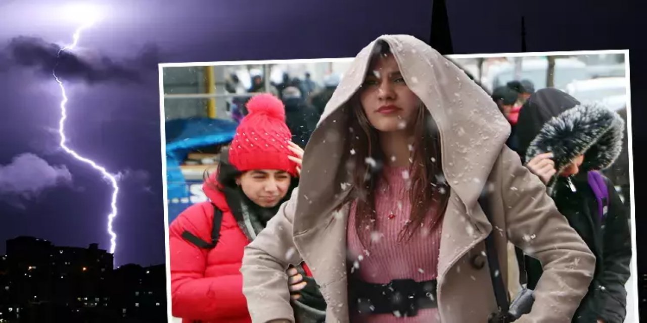 49 Kentte Fırtına ve Sağanak Alarmı...