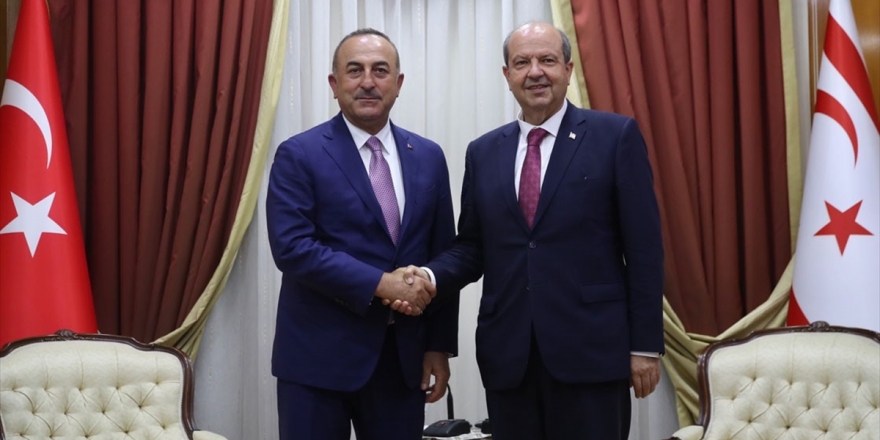 Çavuşoğlu, KKTC Başbakanı Tatar İle Görüştü
