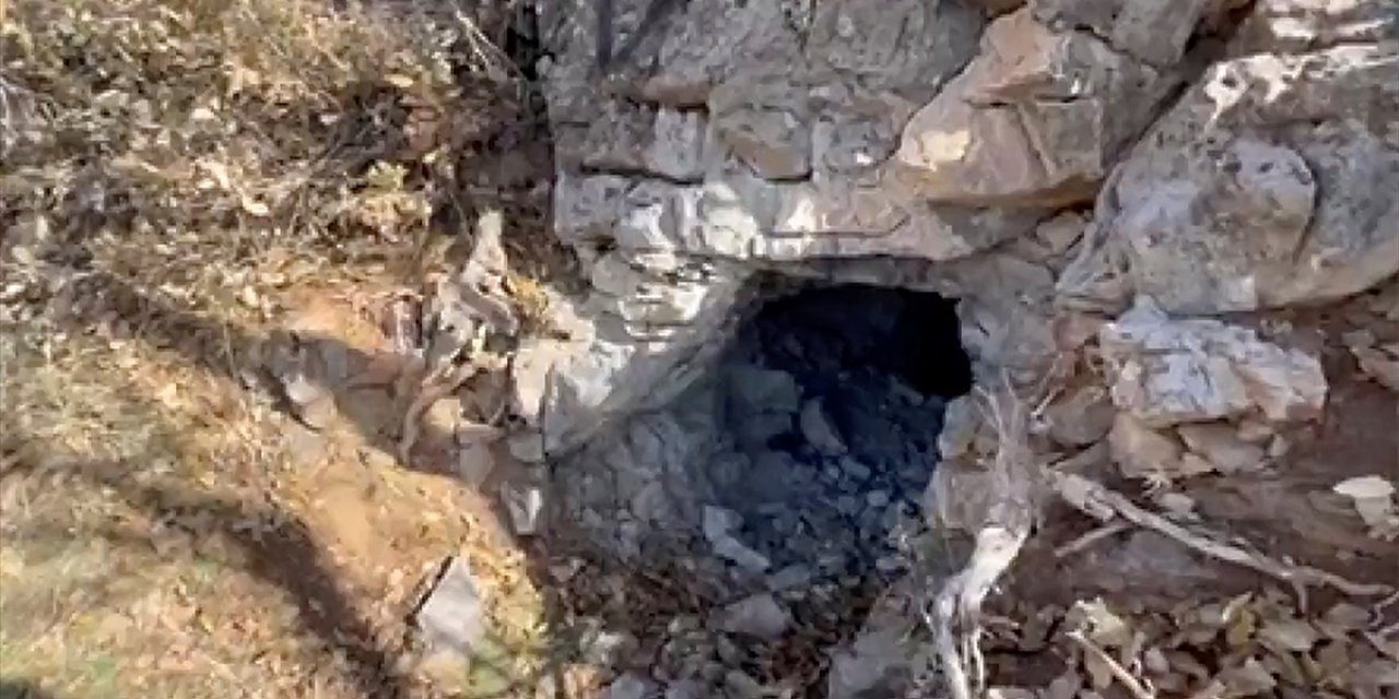 Irak'ın Kuzeyinde Teröristlere Ait Mağarada Yaşam ve Muhtelif Malzeme Ele Geçirildi