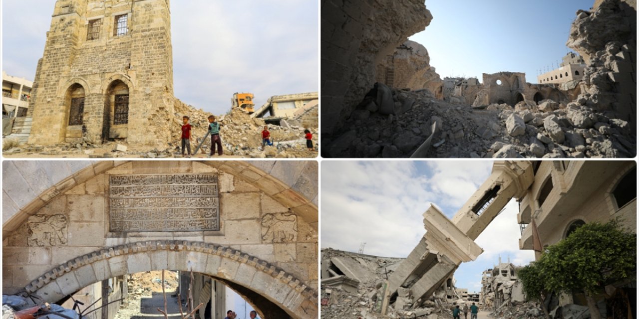 İsrail'in Saldırılarından Gazze'de 69 Kültürel Varlık, Lübnan'da 34 Kültürel Miras Alanı Etkilendi