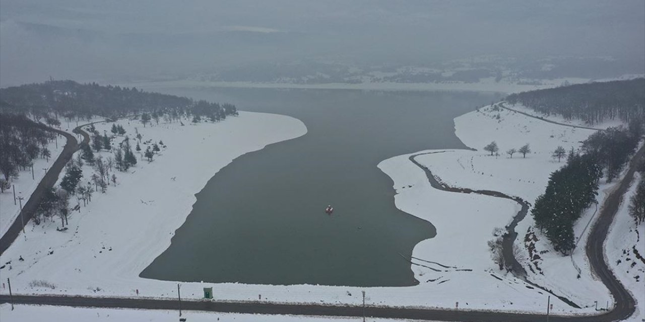 Bolu'nun İçme Suyu Kaynağı Gölköy Barajı'nın Su Seviyesi Karın Erimesiyle Yükseldi