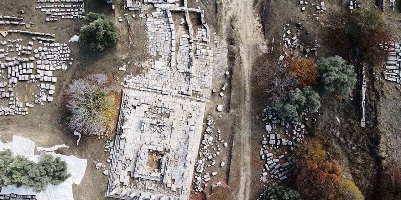 Lagina ve Stratonikeia Antik Kentleri Sonbaharda Dronla Görüntülendi