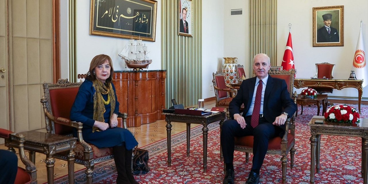 TBMM Başkanı Kurtulmuş, Bosna Hersek'in Ankara Büyükelçisi Colakovic'i Kabul Etti