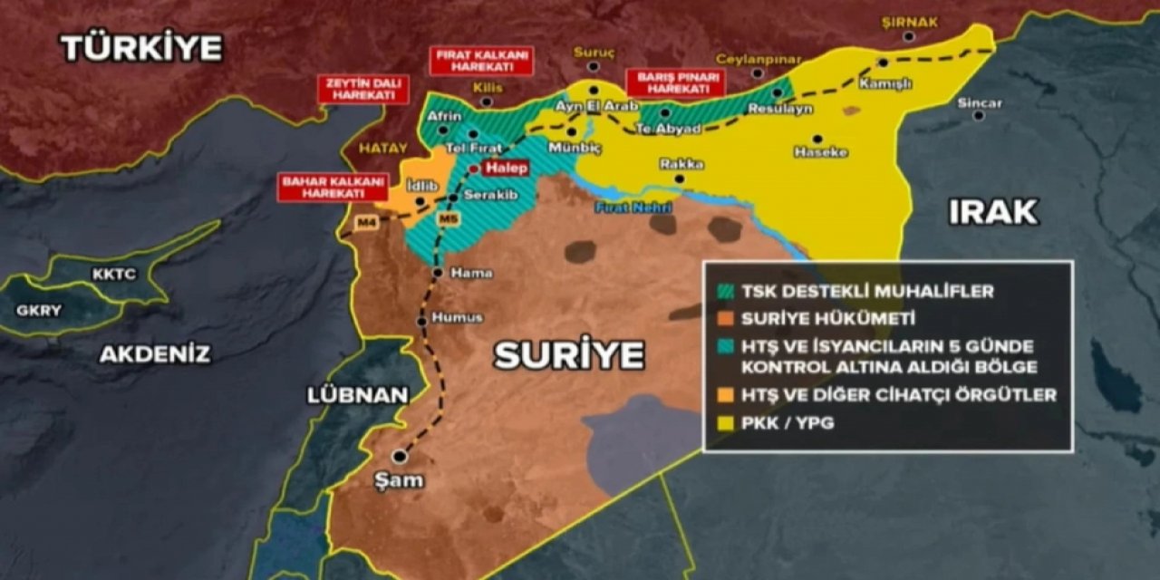 Suriye’de Değişen Harita Türkiye'yi Nasıl Etkileyecek?