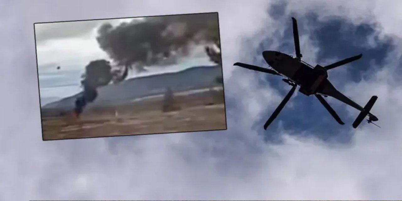 Isparta'da Askeri Helikopter Düştü... Biri Tuğgeneral 6 Şehidimiz Var...