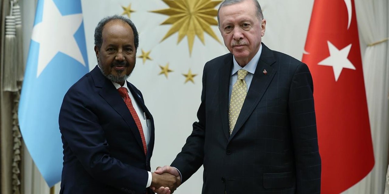 Cumhurbaşkanı Erdoğan, Somali Cumhurbaşkanı Mahmud İle Bir Araya Geldi