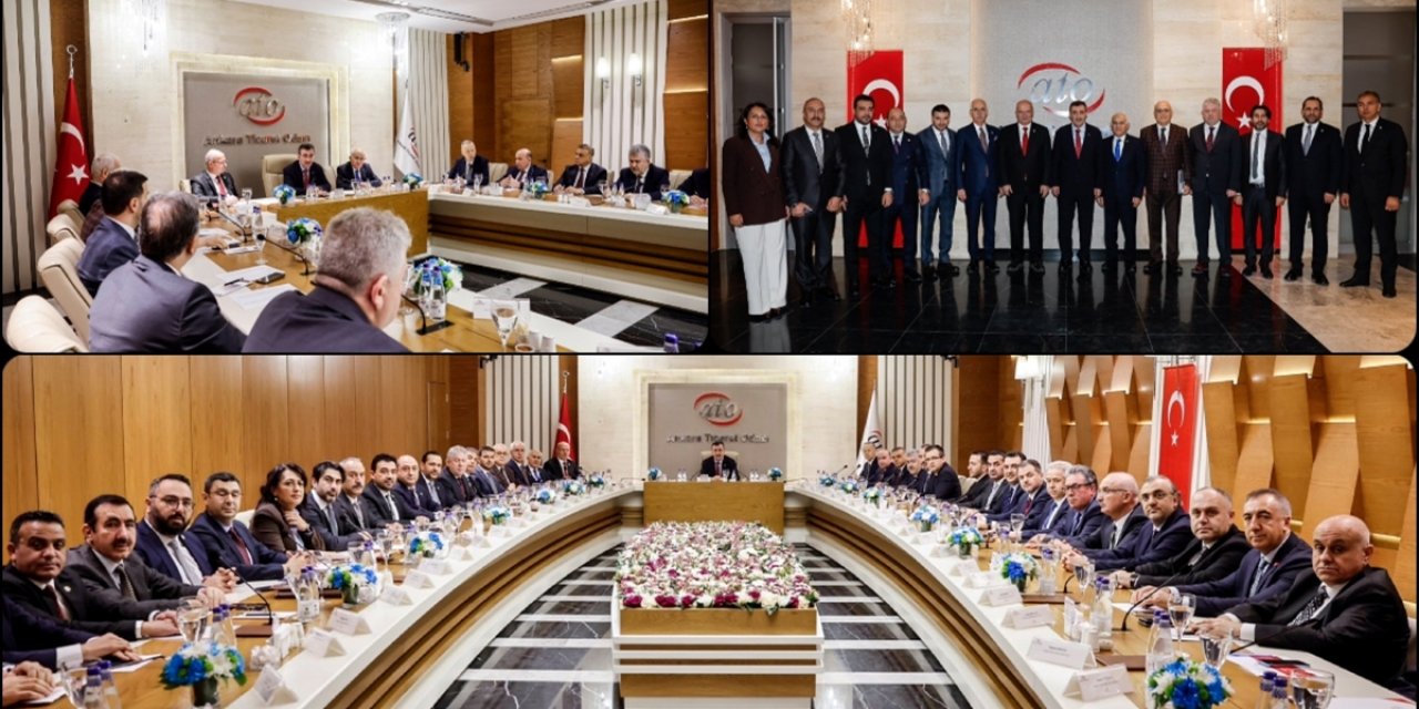 Cumhurbaşkanı Yardımcısı Yılmaz, Ankara Ticaret Odası Yönetimi İle Görüştü