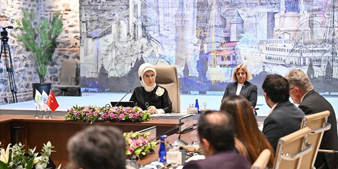 Emine Erdoğan, "BM Sıfır Atık Yüksek Düzeyli Şahsiyetler Danışma Kurulu"nun Toplantısına Başkanlık Etti