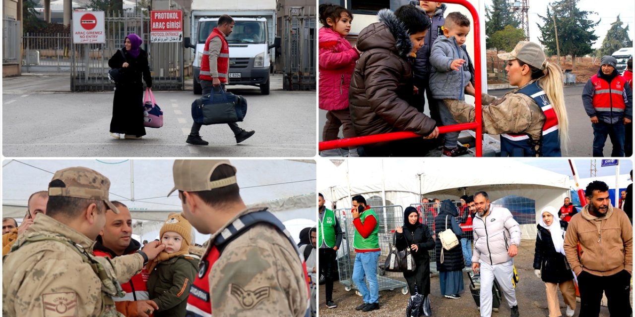 Türkiye'deki Suriyeliler Ülkelerine Dönüyor