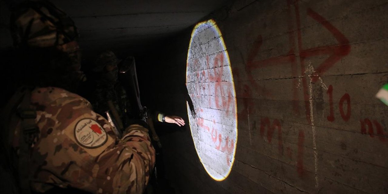 Münbiç'te Teröristlerce Kullanılan Hastanenin Altında Tünel Ağı Bulundu