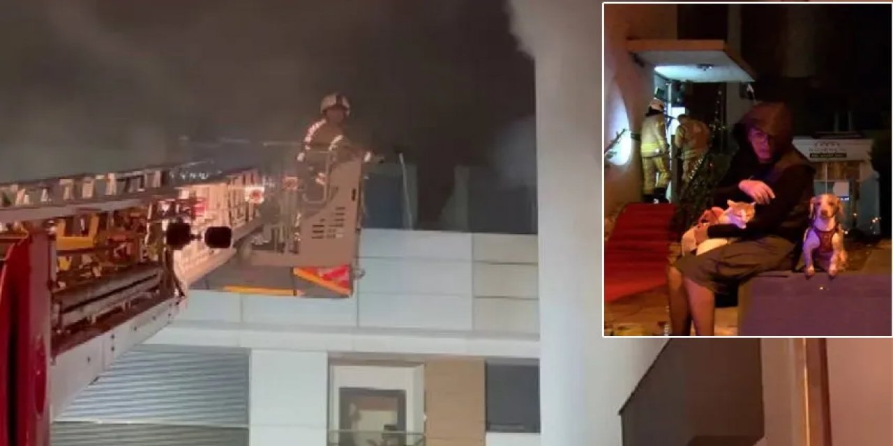 İstanbul'da Yangın Paniği: Alevlerin Altında Otelden Kaçtılar