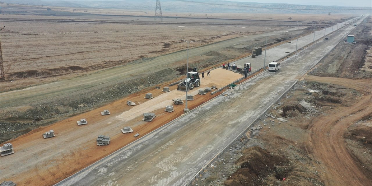 Afetzede Sanayiciler İçin Yapılan Organize Sanayi Bölgesinin Alt Yapısında Sona Gelindi