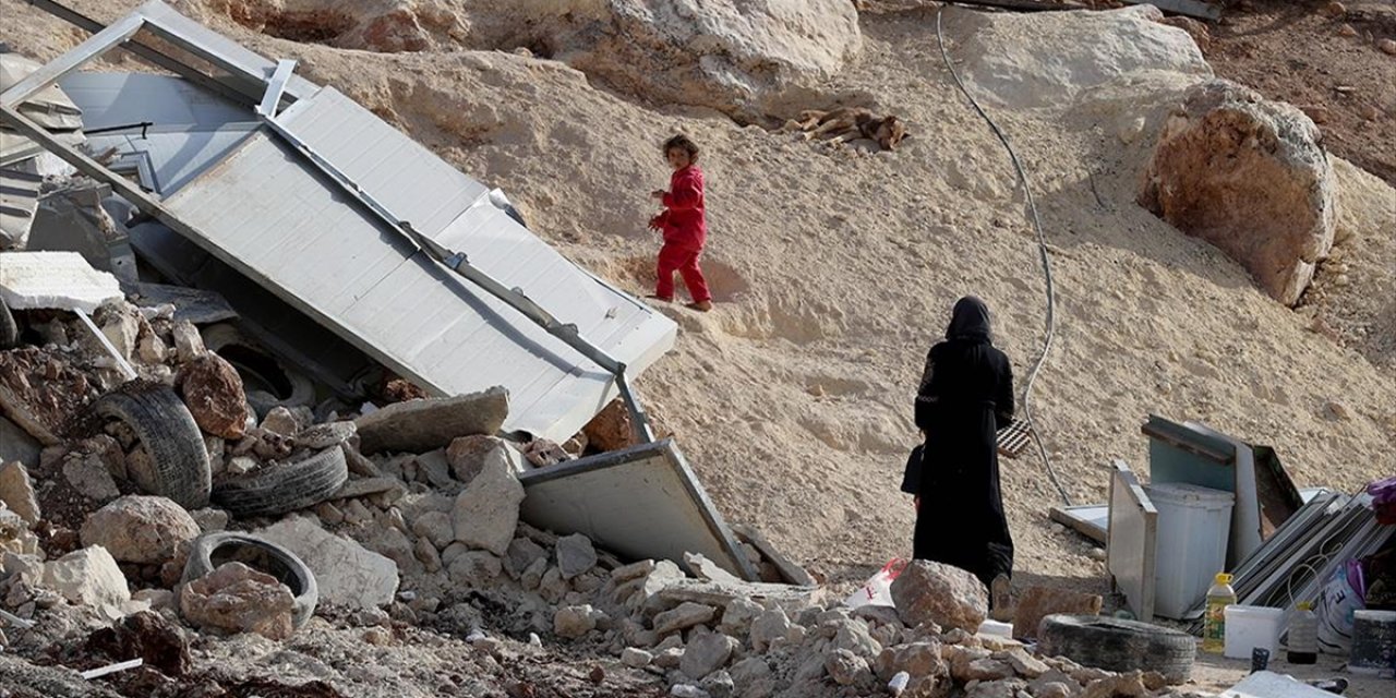 İsrail'in, İşgal Altındaki Batı Şeria'daki Tuveyyil Köyündeki Yıkımları Yıllardır Devam Ediyor