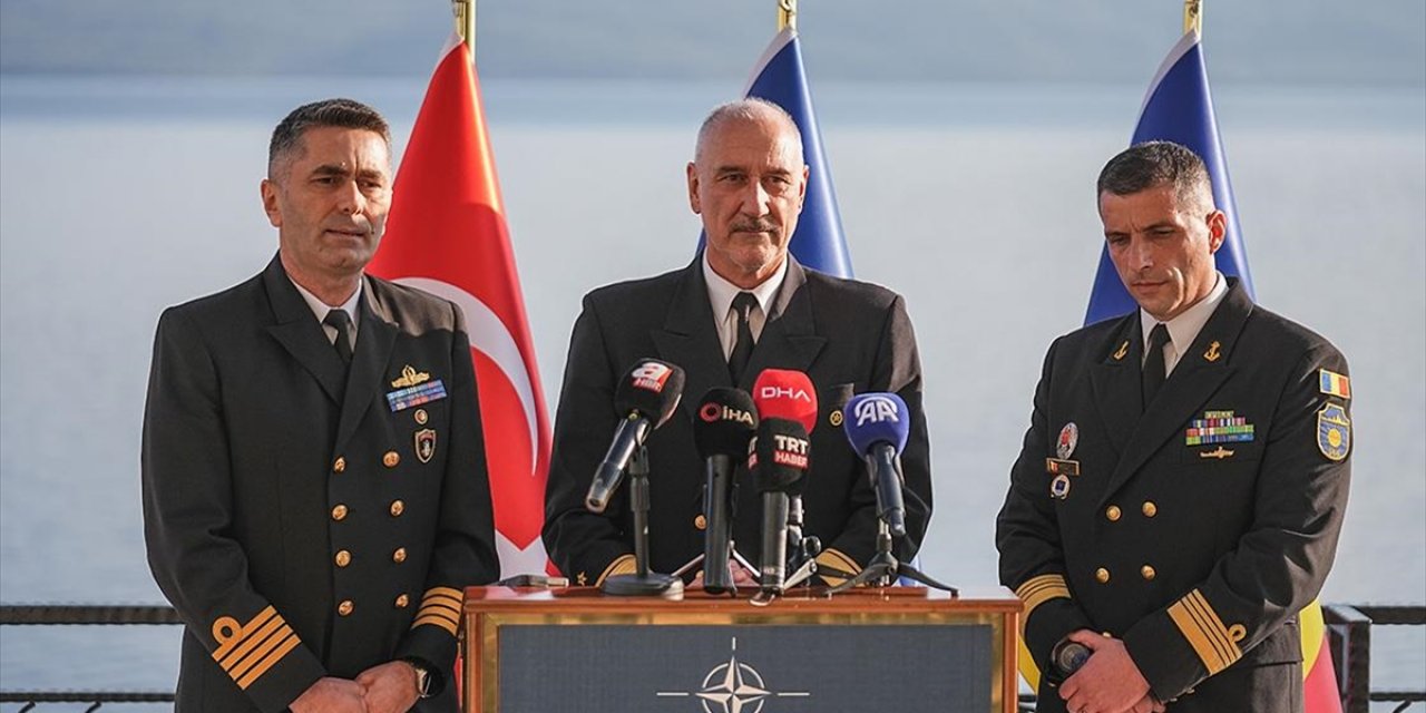 Nato Daimi Mayın Karşı Tedbirleri Deniz Görev Grubu-2'nin Komutası Türkiye'ye Geçti