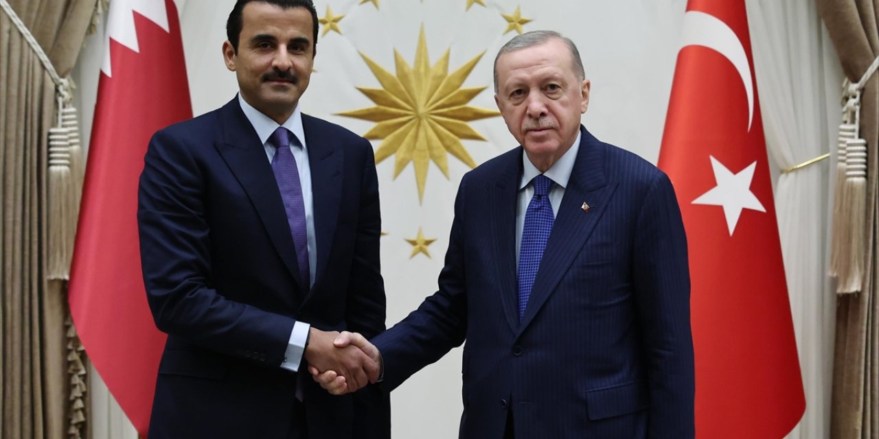 Cumhurbaşkanı Erdoğan Katar Emiri Al Sani İle Görüştü