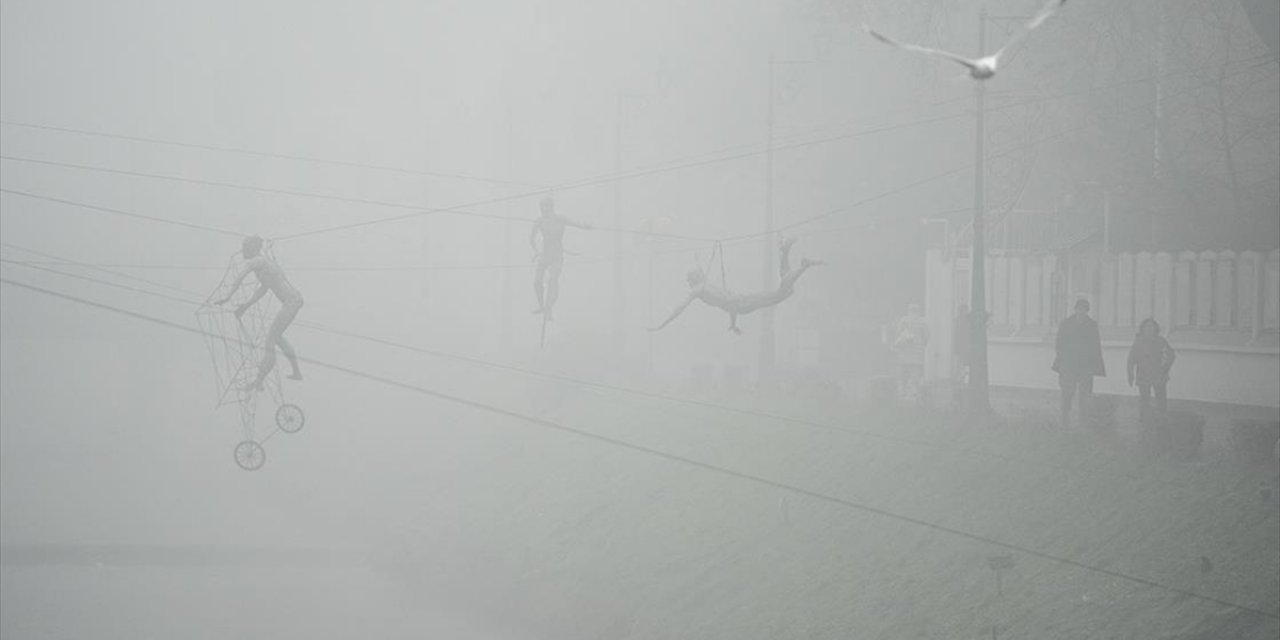 Bosna Hersek'te Hava Kirliliği Nedeniyle Görüş Mesafesi Azaldı