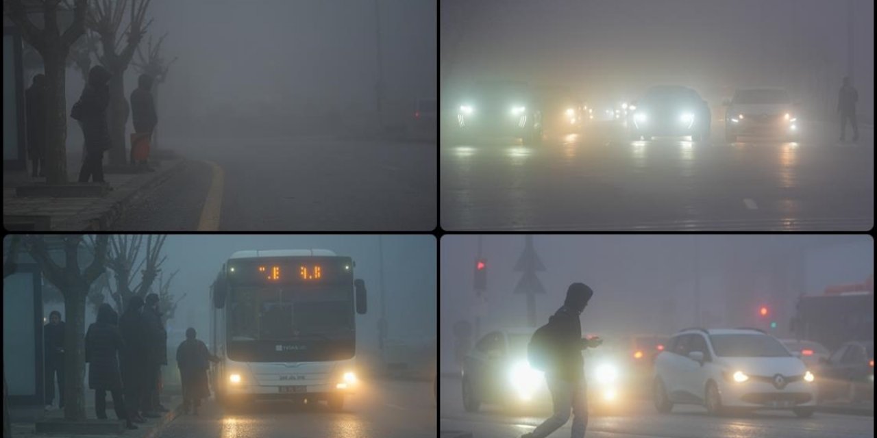 Başkentte Yoğun Sis Etkili Oldu