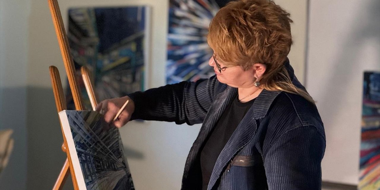 Türk Ressam Uluslararası Çevrim İçi Sergide Eserini Dünyayla Buluşturacak